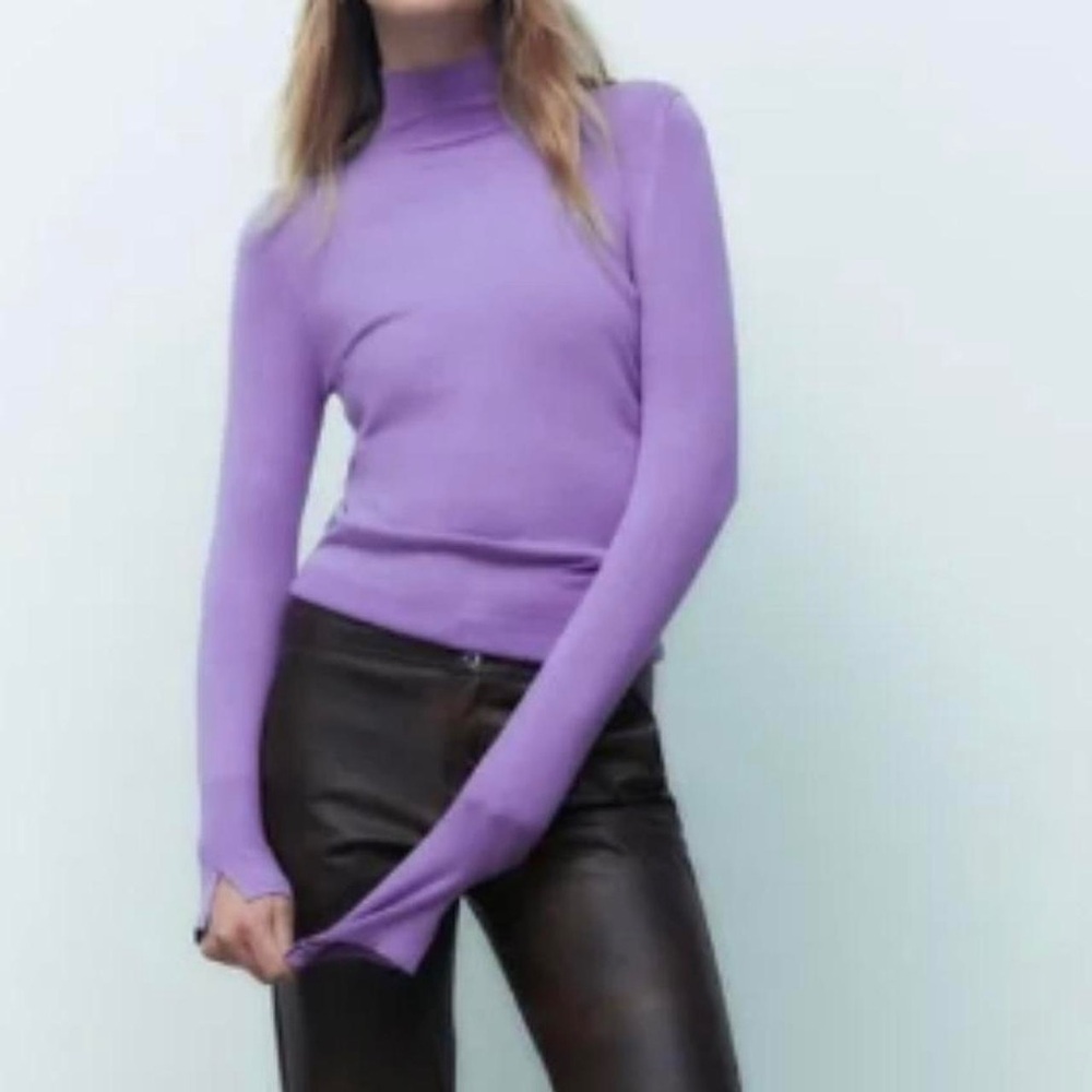 Zara split sleeve sweater